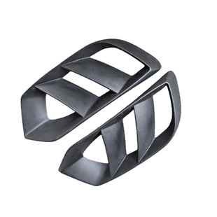 适用于奔驰W205 C级 c200 c260 c300行政版运动版碳纤前杠雾灯罩