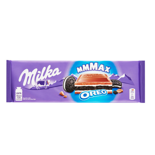现货荷兰进口德国milka妙卡奥利奥巧克力榛子花生大盒巧克力300g