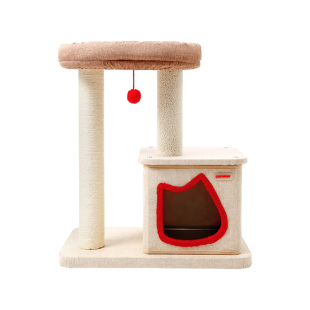 【petstar_猫爬架】小户型不占地家用猫台猫窝一体剑麻磨爪猫玩具