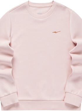 鸿星尔克卫衣女2026春秋新款女士运动服圆领长袖加绒上衣休闲女装