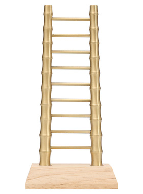 铜步步高升梯子摆件搬家入宅仪式