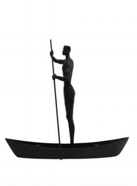 新中式金属客厅人物摆件家居装饰