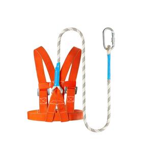 五点式安全带全套双挂钩保险带工地全身式高空作业安全绳国标套装