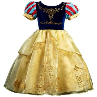 DO.CAT白雪公主裙女童冰雪奇缘艾莎生日礼服爱莎儿童cosplay裙子