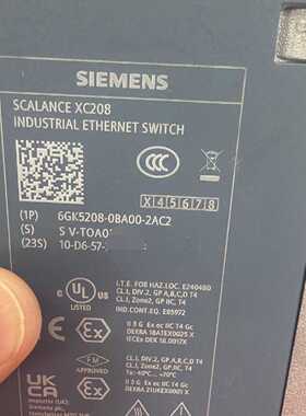 SCALANCEXC208工业以太网交换机，型号6G—议价