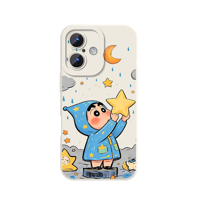 雨衣蜡笔小新动漫周边卡通星星