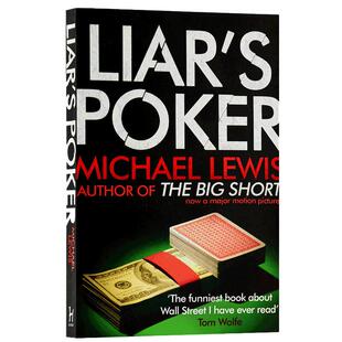说谎者的扑克牌：华尔街的投资游戏Liar's Poker英文原版 纯全英文版正版原著进口原版英语书籍