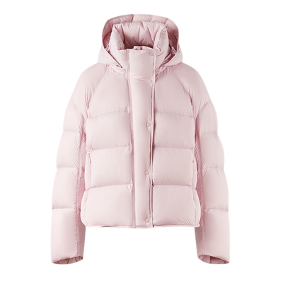 MISSCOCOON可可尼连帽短款面包服2025冬季新款90鸭绒泡芙羽绒服女