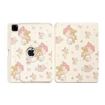 360度旋转亚克力带笔槽适用iPad11代保护套10.9寸2021新款10.2苹果平板pro11寸12.9防弯air7/6硬壳mini7全包4