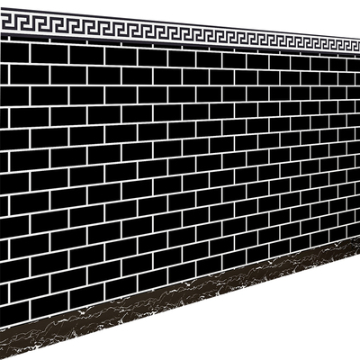 铝箔底加厚自粘墙裙贴纸餐饮专用