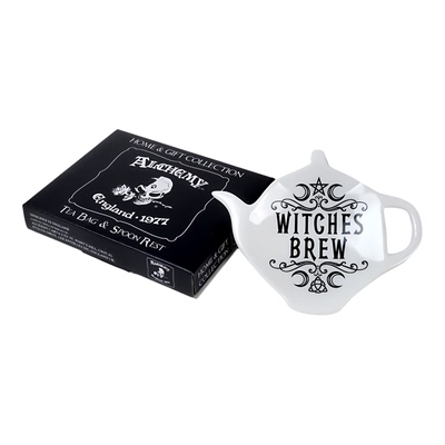 Alchemy SR4 WITCHES BREW暗黑哥特风女巫茶具炼金术星月图案茶碟