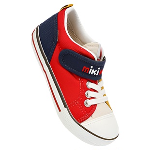 MIKIHOUSE日本制童鞋儿童学步帆布鞋女童男宝宝鞋子抗菌鞋大童