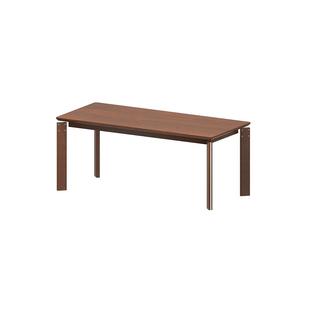 出乎生活埃森大板餐桌中古风实木加厚黄杨木小户型桌工作台大板桌