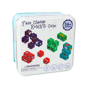 变脸魔方积木双人对战游戏亲子互动玩具桌游儿童益智逻辑专注力