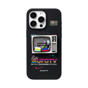 Ufology原创磁吸适用iPhone15promax手机壳14pro苹果13电视12全包11二合一新款16复古支架卡包黑色新款可降解