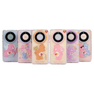 CARECASE X Care Bears联名手机壳 彩色涂鸦磁吸款 适用于华为Mate 60 70 Pro+ 可爱童趣 ins插画 多巴胺配色