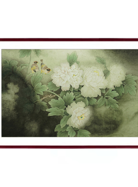 周中耀小四尺重彩工笔画白描底稿