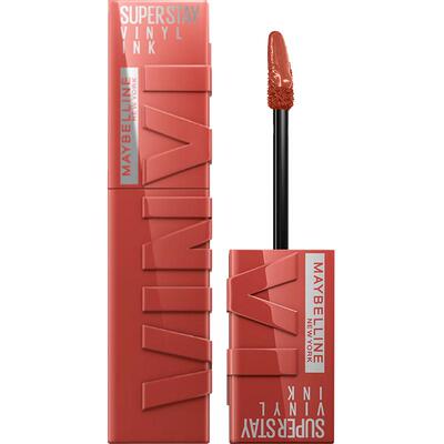 美宝莲锁吻棒巨持色镜面唇釉