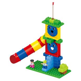 大颗粒管道积木配件儿童益智拼装幼儿园玩具机构科技件直管弯管门