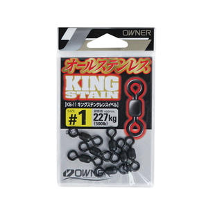 OWNER欧娜大物8八字环鲟鱼巨物铁板钩连接器高转速路亚淡水深海钓