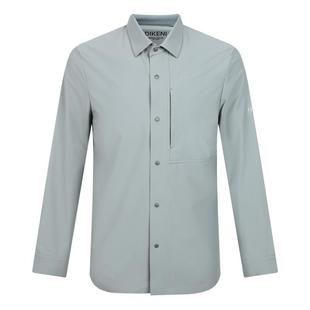 迪柯尼秋季新款男士可户外可通勤便捷易打理弹力微皱肌理衬衫外套