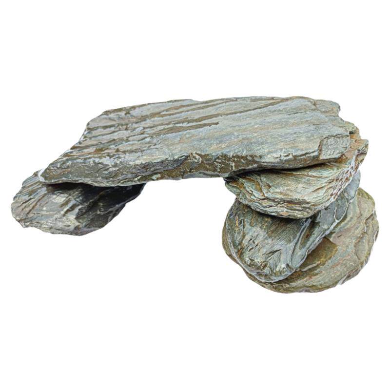 原生缸精品溪流片石乌龟