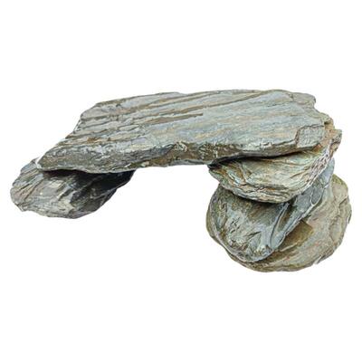 原生缸精品溪流片石乌龟
