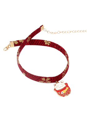 少女心和风日式项圈锁骨链