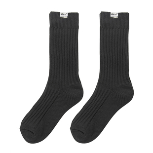 不会丢的袜子 日系粗线长袜男ins潮余文乐同款纯色百搭情侣中筒袜