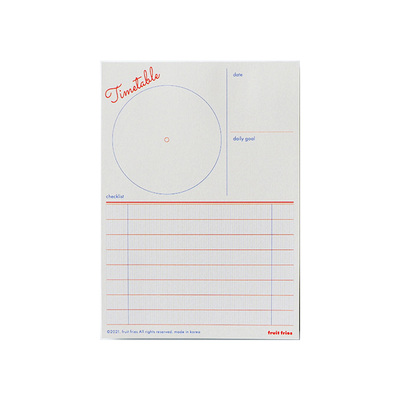 FRUITFRIES日程计划便签记事本