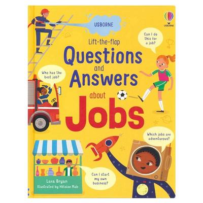 Usborne Questions and Answers 尤斯伯恩 问与答百科翻翻书 关于工作 英语生活百科科普知识 英文原版进口儿童图书