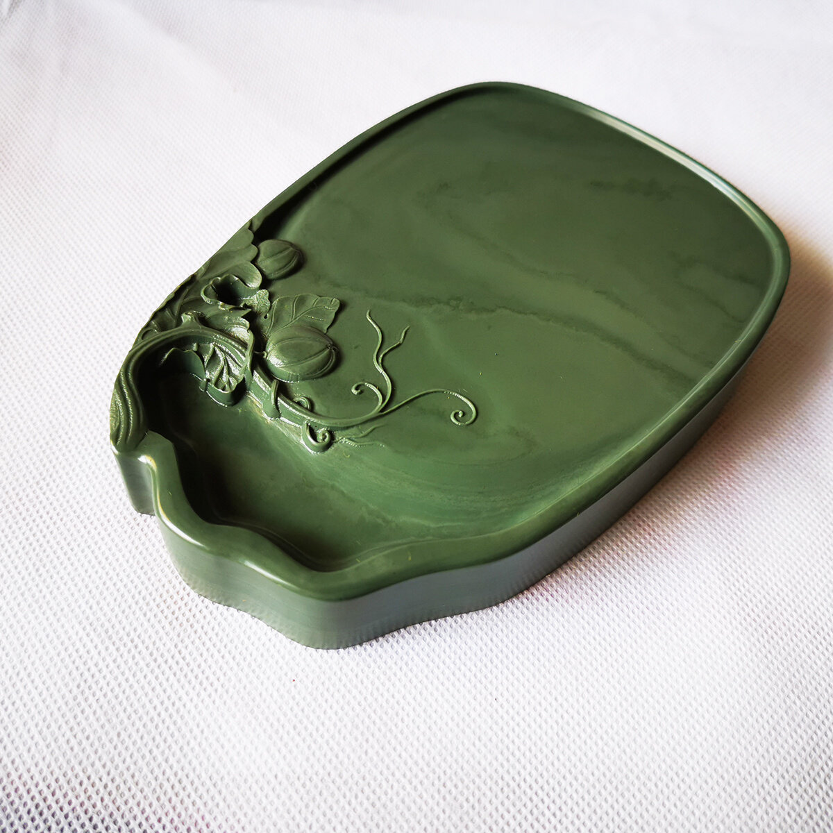 砚台松花石砚台文房四宝磨墨歙砚端砚把玩实用写小揩书法抄经用砚