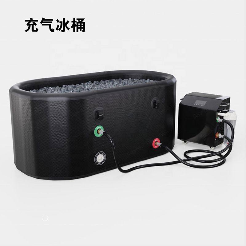 跨境水桶浴缸户外spa冷疗健身充气浴池泡澡pvc拉丝料冰桶游泳池
