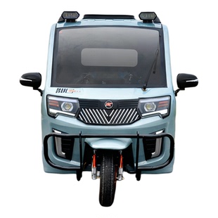 恒阔A7电动三轮车家用小型老年代步接送学生油电两用可包上牌锂电