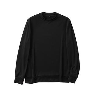 万金油 宠溺肌肤 Naia伊斯曼醋酸羊毛男士休闲半高领卫衣打底衫男