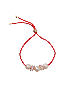 抖音草莓晶金老鼠珠镯石榴石手链