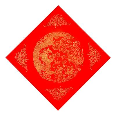 迷你万年红福字纸空白小斗方