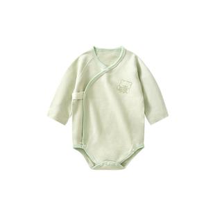 欧孕德绒婴儿包屁衣秋冬打底内衣保暖新生儿三角哈衣宝宝长袖爬服