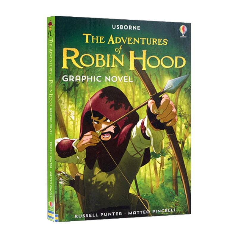英文原版 The Adventures of Robin Hood Graphic Novel 罗宾汉冒险漫画小说 青少年课外阅读 冒险小说