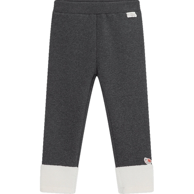 【商场同款】英氏女童打底裤秋冬摇粒绒保暖裤子加绒加厚女宝长裤