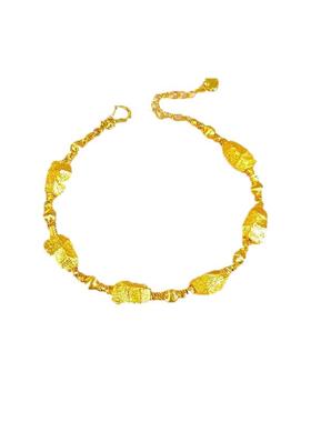 沙金古法拉丝陨石猫眼手链