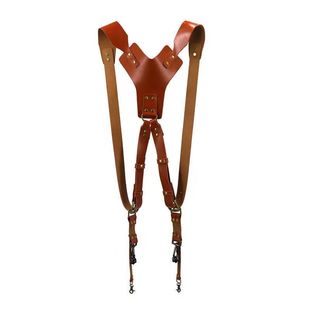 新款头层皮相机肩带户外快摄手摄影设备单反相机背带摄影双肩带