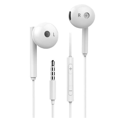 Huawei/华为 AM115半入耳式耳机AM116原装高品质音效圆孔线控耳机
