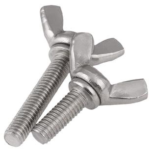 304不锈钢蝶形螺丝316蝶型螺栓201蝴蝶手拧羊角螺丝钉M3M4M5M6M12