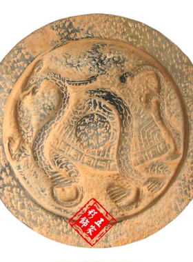 瓦当四神兽四灵青龙砖雕古建墙饰