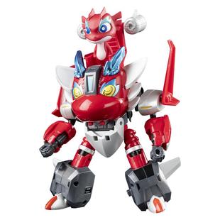 德馨正版吼吼龙闪电守卫队儿童变形玩具合体机器人汽车男孩礼物