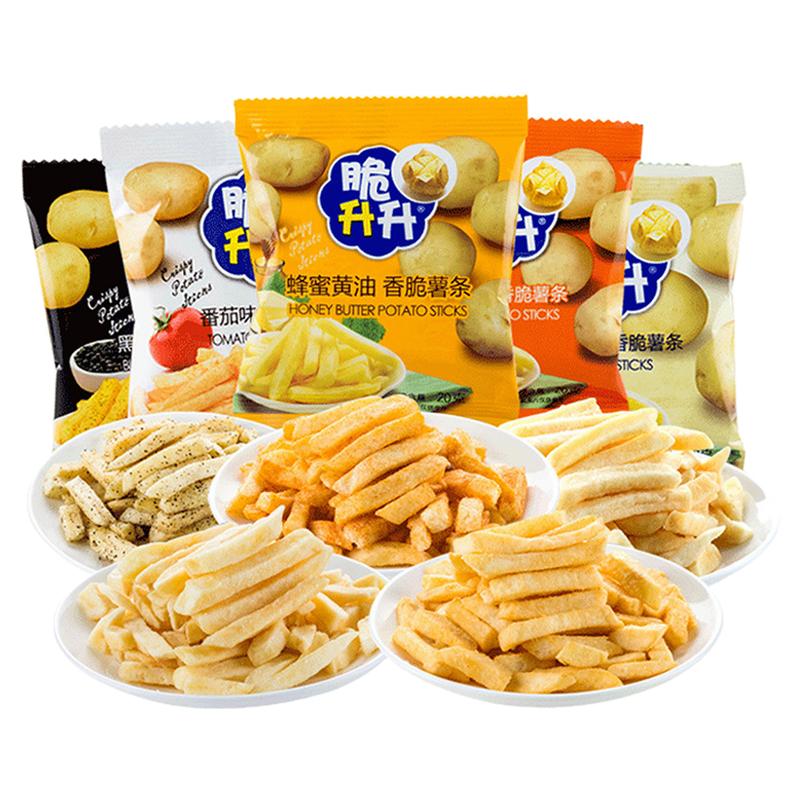 脆升升薯条小包袋装香脆蜂蜜黄油番茄原味片网红零食小吃休闲食品