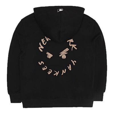 宽松运动连帽衫MLB皱眉熊卫衣