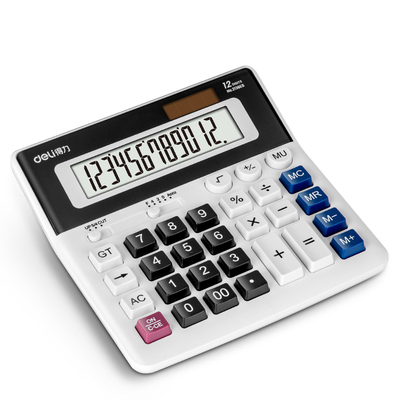 得力大屏幕大键盘财务计算器