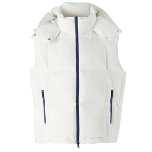 IIIVIVINIKO“无缝一体工艺”方格直充绒羽绒马甲女M349201126D